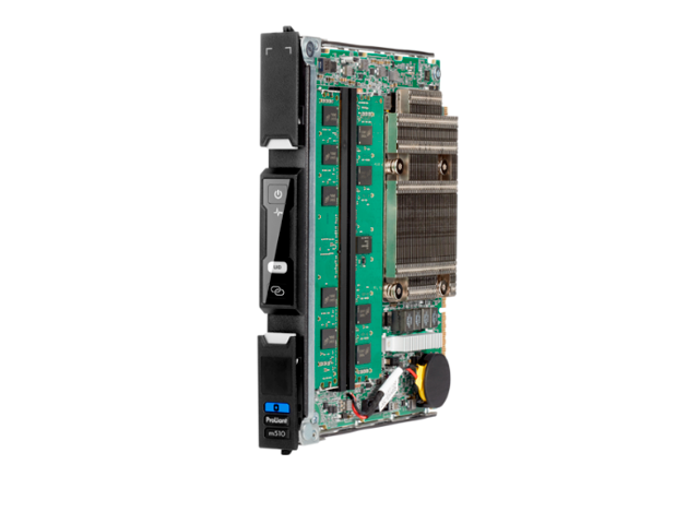 Серверный картридж HPE ProLiant m510 на базе мощных и энергоэффективных процессоров серии Intel Xeon D m510 Серверный картридж HPE ProLiant m510 на базе мощных и энергоэффективных процессоров серии Intel Xeon D m510